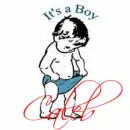 It's a Boy (boy looking in diaper)- Caleb