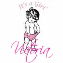 It's a Girl (girl looking in diaper)- Victoria