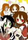 Rena,Luna,Ruki,and Star playing Wii