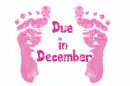 Baby Girl Footprints- Due in December