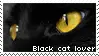 Stamp: black cat