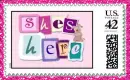 Baby Girl Stamp- She's Here