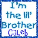 I'm the lil' Brother (glitter boarder)- Caleb