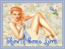 Showin some love pinup (blue)