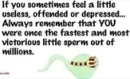 If depressed