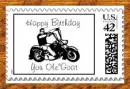 Happy Birthday Ole' Goat Stamp (with boarder)