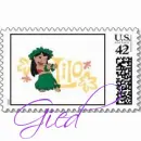 Lilo & Stitch (Lilo) Stamp- Gied