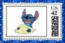 Lilo & Stitch (Stitch) Stamp (glitter boarder)