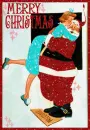 Mommy Kissing Santa