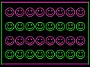Neon Happy Faces