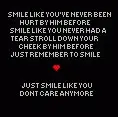 Smile Like Nothing Happened <33