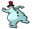snow man dance