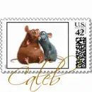 Ratatouille Remy & Emile Stamp- Caleb