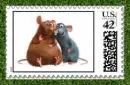 Ratatouille Remy & Emile Stamp (grass boarder)