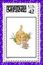 Lion King Simba Stamp (glitter boarder)