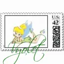 Tinkerbell Stamp- Vyolet