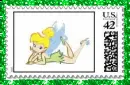 Tinkerbell Stamp (glitter boarder)