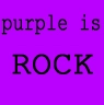purple is ROCK