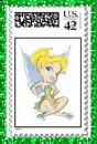 Tinkerbell Stamp (glitter boarder)