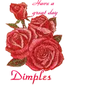 Rose-Have a great day Dimples