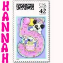 5th Birthday Stamp- Hannah