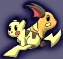 pikachu and raichu