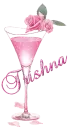 Rose Cocktail Glass Pink - Trishna