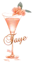 Rose Cocktail Glass Orange - Faye
