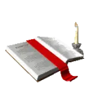 Open Book & Candle