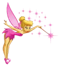 Tinkerbell GlitterSparkled Pink
