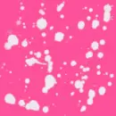 Pink and White Splatter