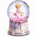 Little Girl Praying Snowglobe (with snow effects)- Rayne