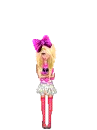 cute doll with BIG bow