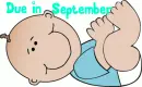 Cartoon Baby Boy- Due in September