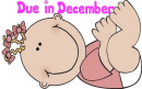 Cartoon Baby Girl- Due in December
