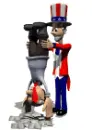 Uncle Sam Robbing the Tax Payer (animated)