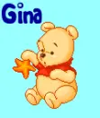 Pooh Playing with Starfish (animated)- Gina