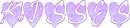 Kisses Purple Hearts