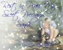 Little Girl Angel by Riverbank (with sparkles)- Rest in Peace My Sweet Precious Sandi