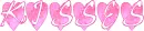 Kisses Pink Hearts