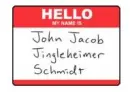 Hello My Name Is...