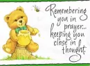 Remembering you in prayer