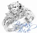 Wedding Ring Set (with sparkles)- Bryan's Bride