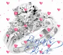 Wedding Ring Set (with sparkles & floating hearts)- Bryan's Bride