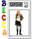 Hannah Montana Stamp- Becca