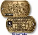 Army Ethos Dog Tags- Scott