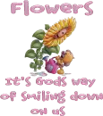 flowers smiling
