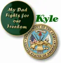 Army Coin: My Dad Fights For Our Freedom- Kyle