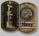 Fallen Navy Hero Dog Tags (with rain effects)- Nancy
