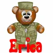 Military Bear (animated)- Erica